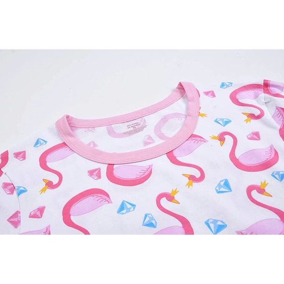 ABeCue Cartoon Tee and Shorts PJS Set (XL) - Picture 2 of 8